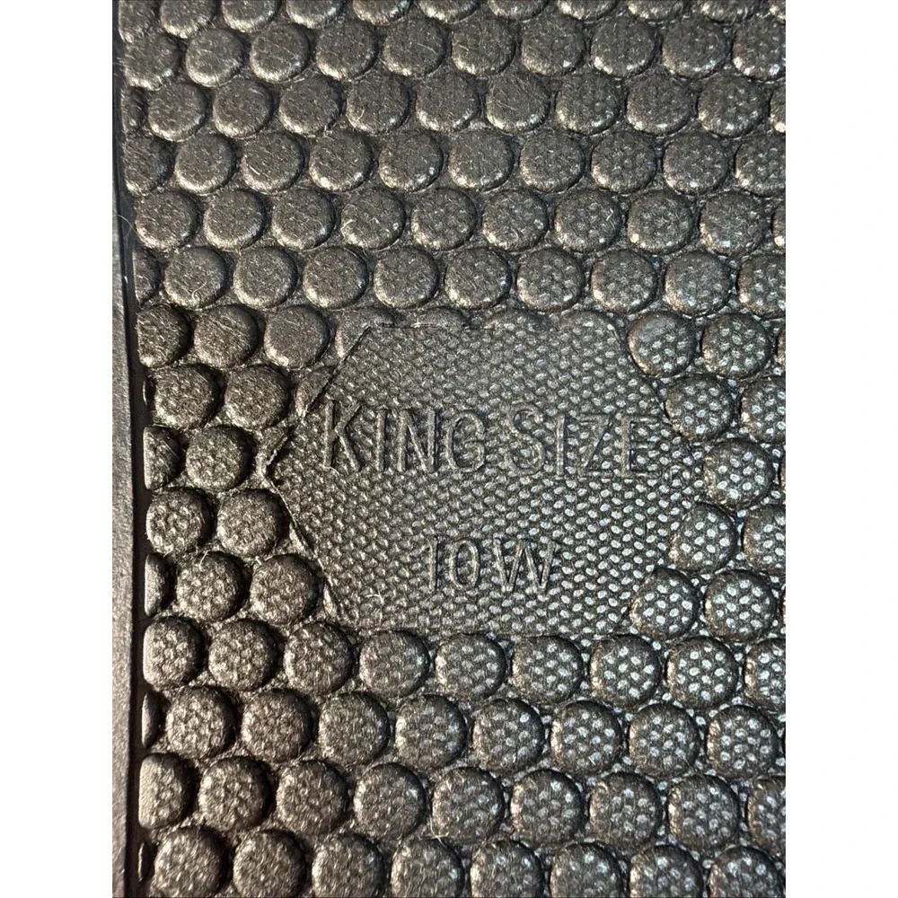 New King Size Comfortable Navy Clog Slip On Slippers Size 10W Men Soft Padding